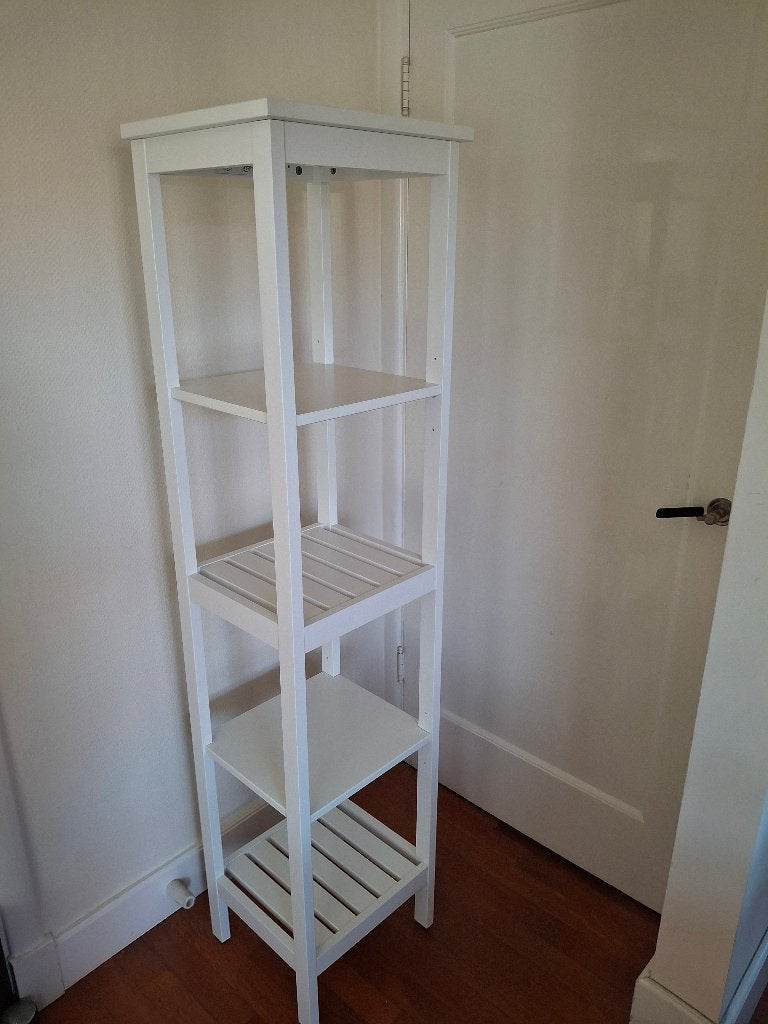 Ikea Hemnes witte stellingkast 42x172cm, Ophalen, Zo goed als nieuw