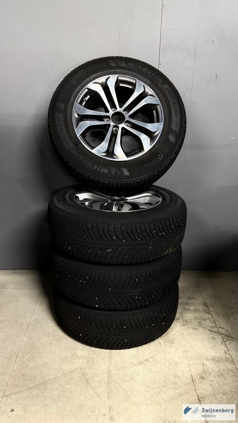 Originele Mercedes Benz GLC winterwielen 17 inch X253, Auto-onderdelen, Banden en Velgen, Ophalen, Gebruikt, -, -