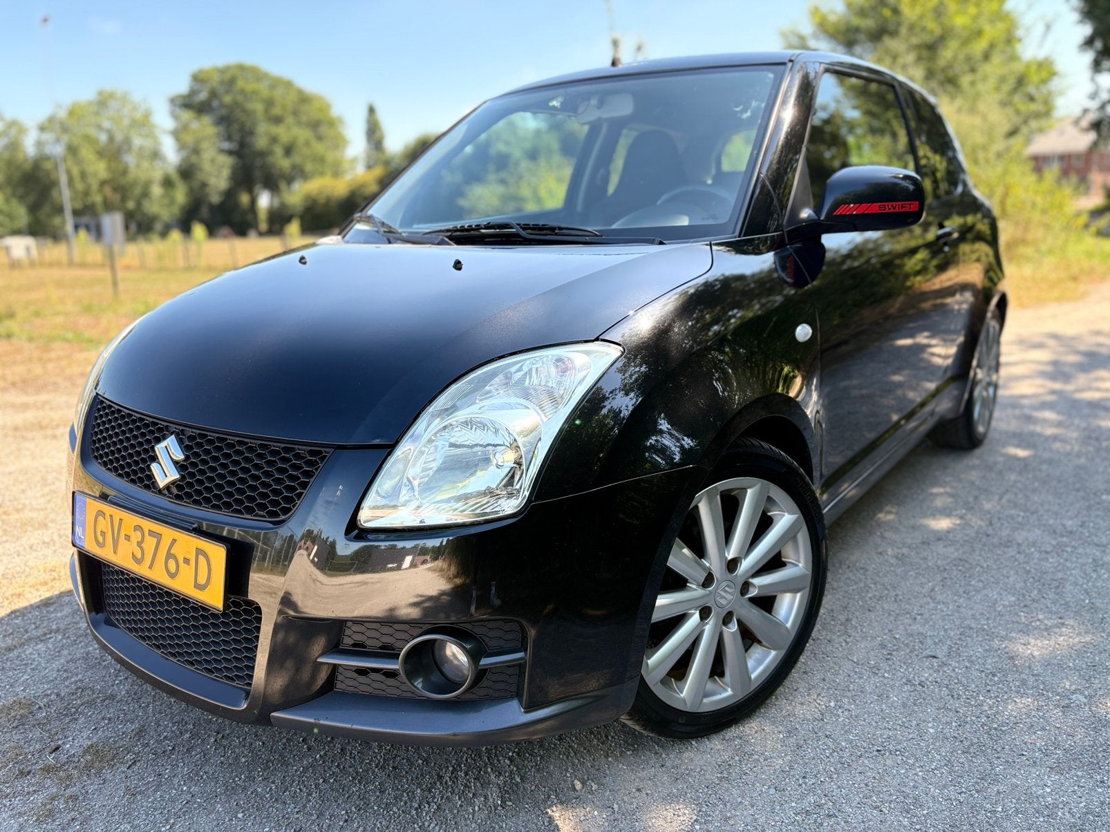 Suzuki Swift 1.6 3D Sport 2009 Zwart, Voorwielaandrijving, 1005 kg, 40 €/maand, 4 cilinders