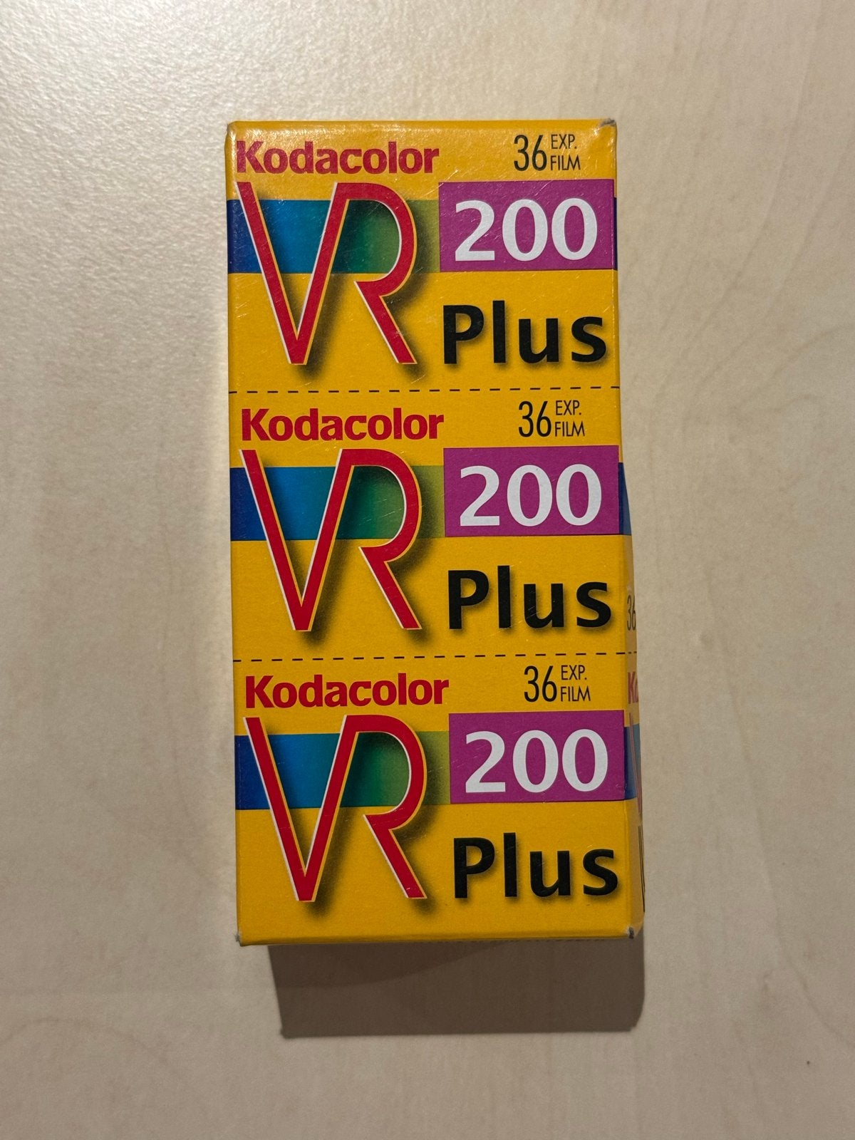 Kodak Kodacolor VR Plus 200 film (3x 36 opnamen), Ophalen of Verzenden, Nieuw, Kodak, Overig typen