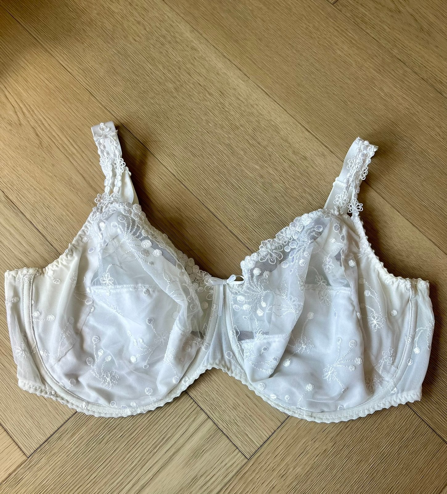 Prima Donna 95F Wit Kant FullCup (LEES BESCHRIJVING), Verzenden, Wit, BH