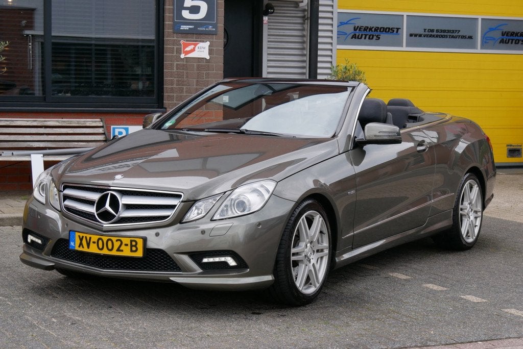 Mercedes-Benz E-klasse Cabrio 250 CGI Elegance. nieuwe ketti, Auto's, Mercedes-Benz, Euro 5, Achterwielaandrijving, Zwart, Cabriolet