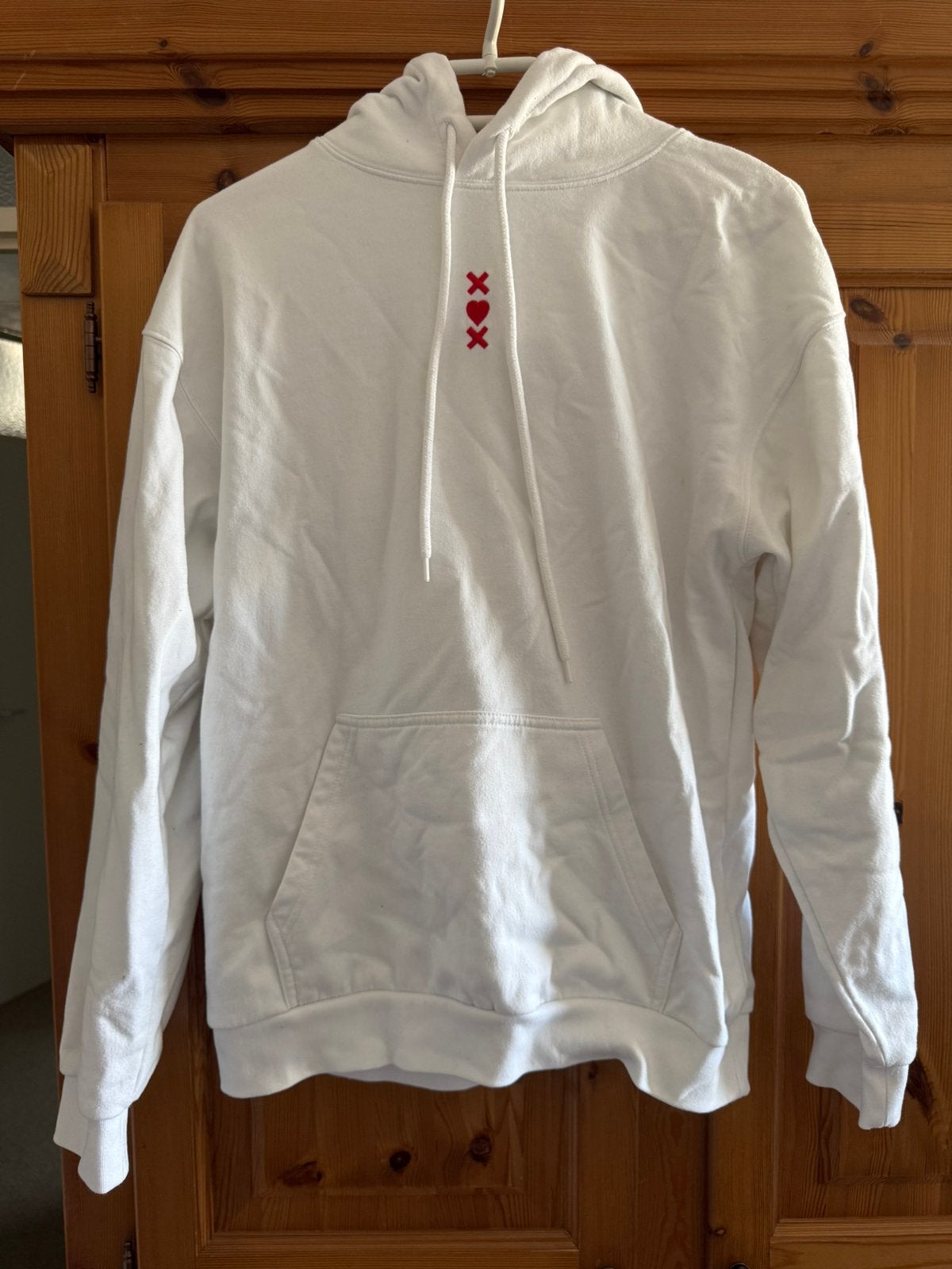 Moncur Amsterdam sweater hoodie trui, Ophalen of Verzenden, Zo goed als nieuw, Maat 38/40 (M), Wit
