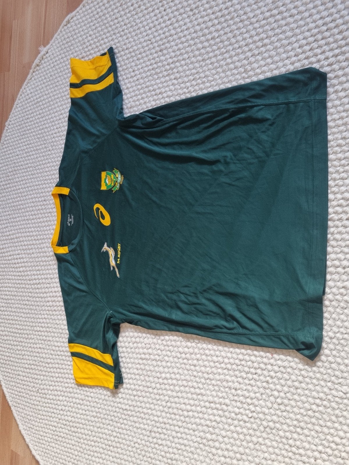 Officieel Zuid-Afrika Rugby Shirt - Maat XL Asics, Ophalen of Verzenden, Zo goed als nieuw, Kleding