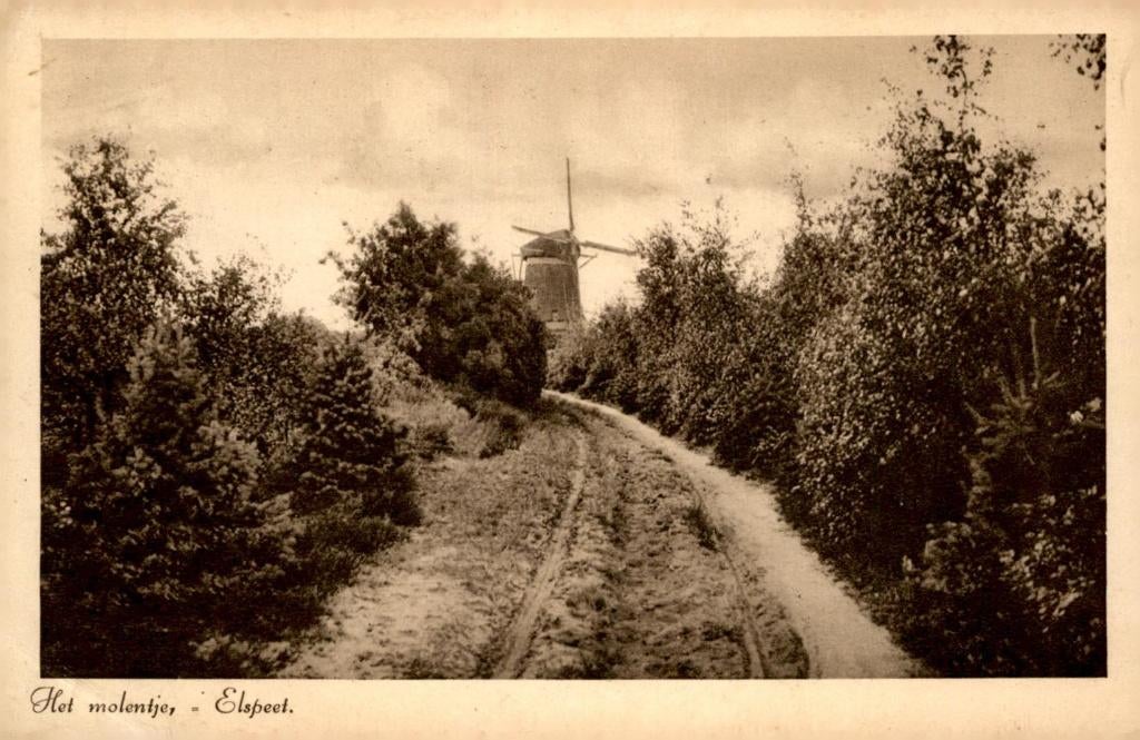 Elspeet Het Molentje # 142, Verzenden, 1920 tot 1940, Gelopen, Gelderland