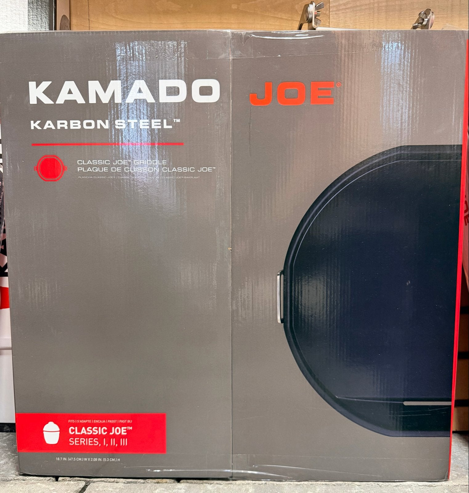 Kamado Joe Karbon Steel Classic Joe Grillplaat, Tuin en Terras, Ophalen of Verzenden, Nieuw