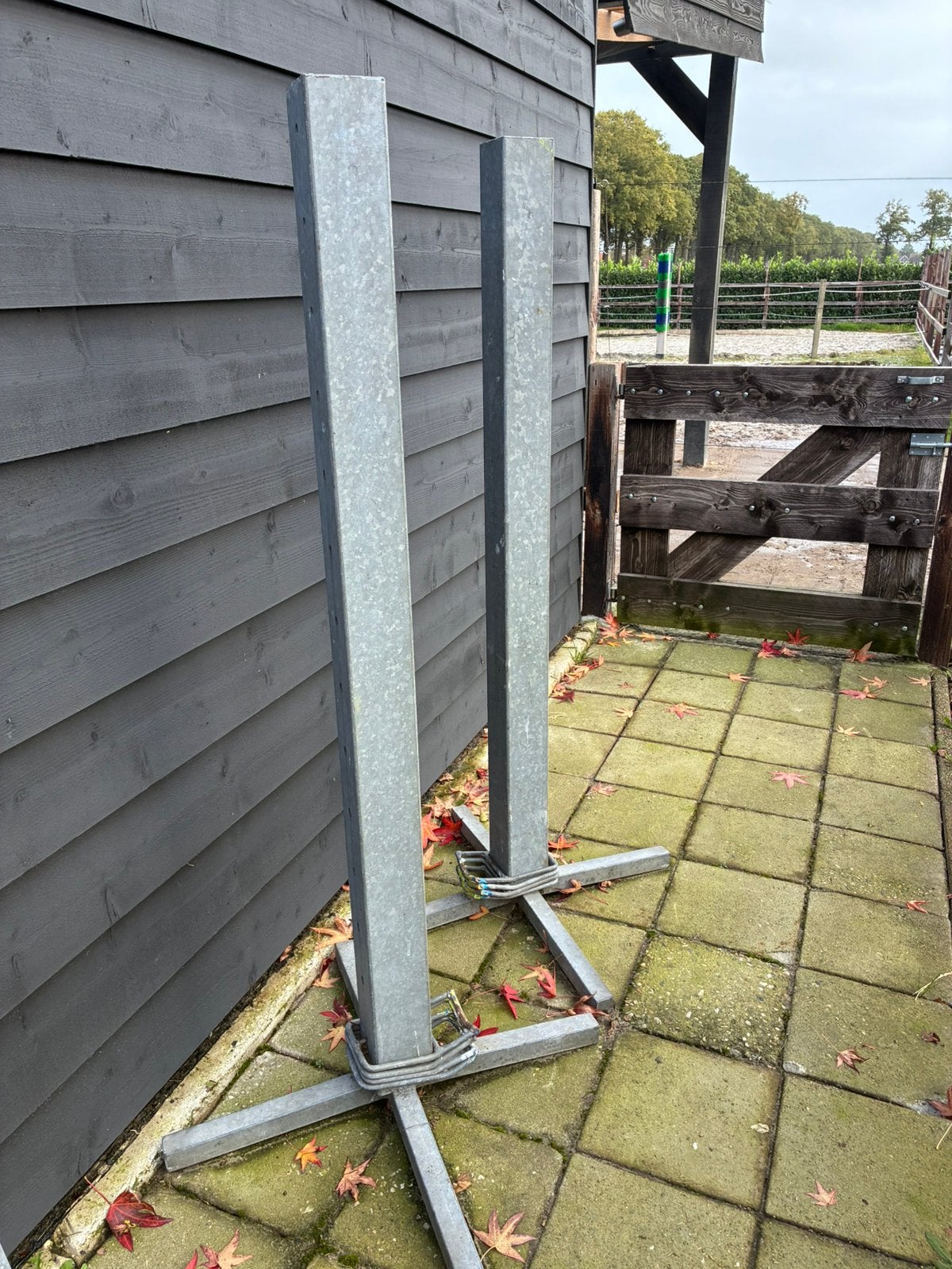 2 Zware hindernis staanders, Ophalen, Springen