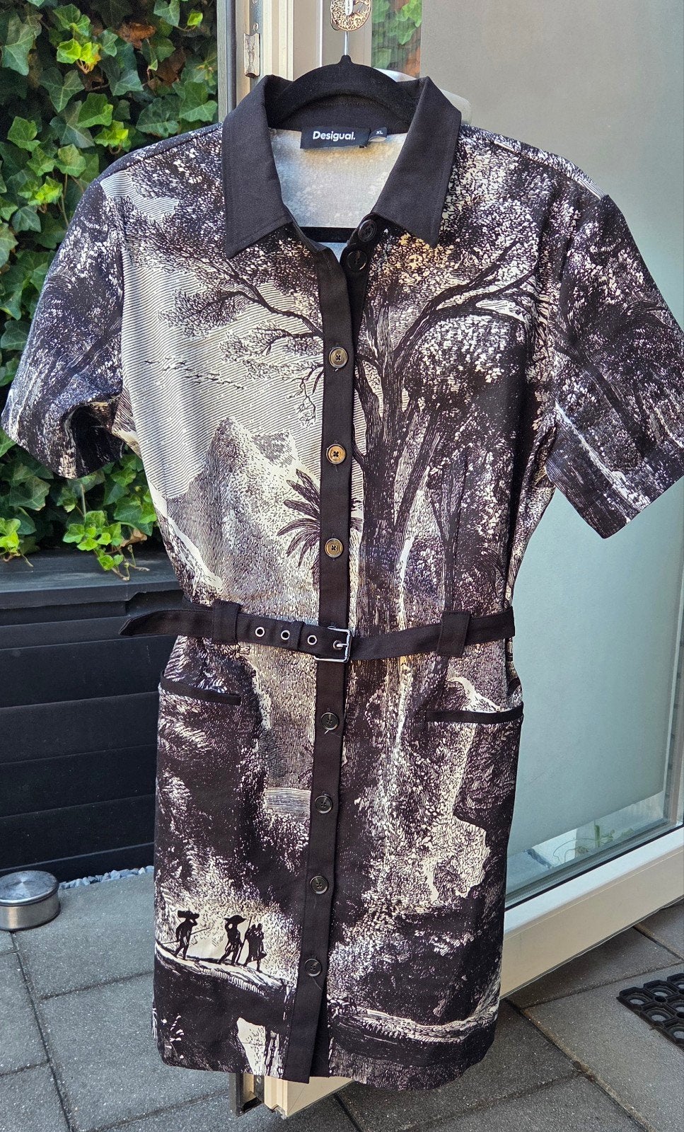 Desigual jurk denim L/XL, Kleding | Dames, Blauw, Maat 42/44 (L), Ophalen of Verzenden, Zo goed als nieuw
