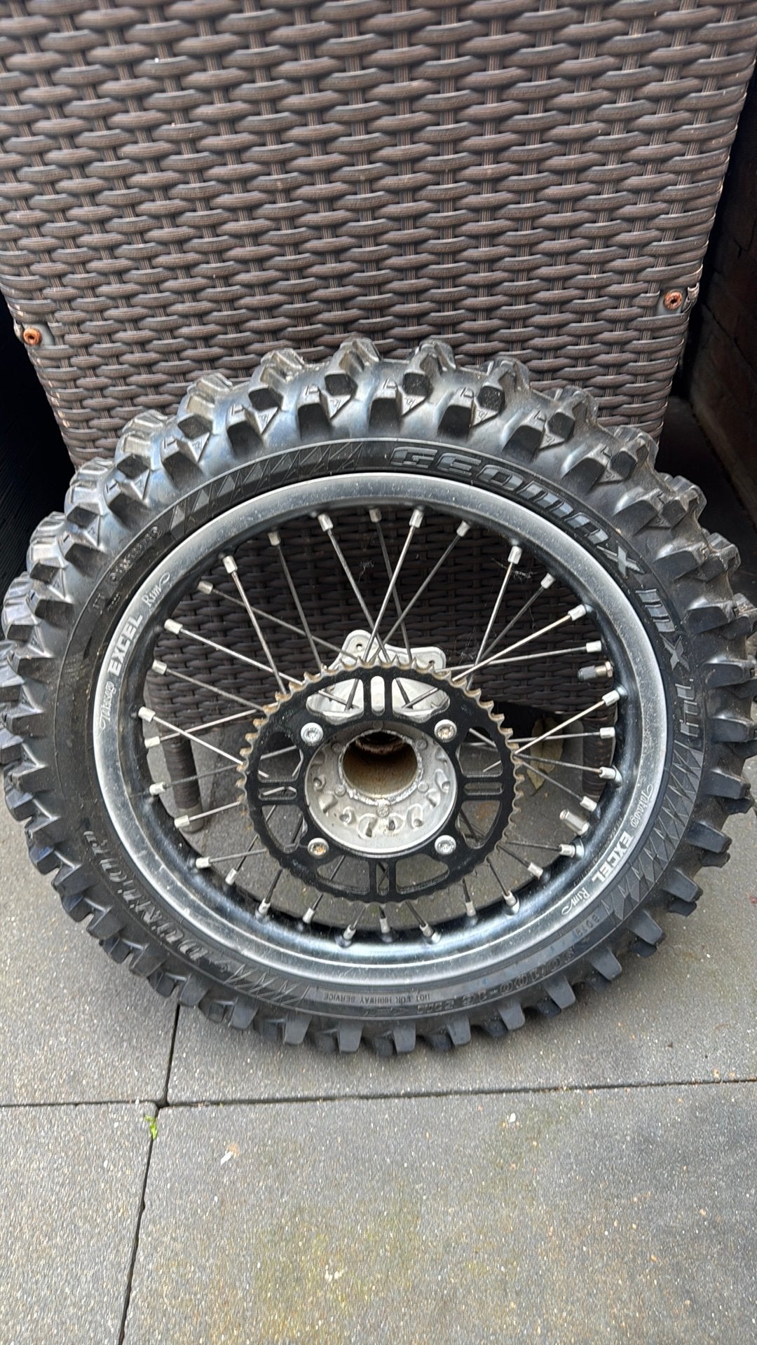 Ktm 85 achterwiel naaf afgebroken voor onderdelen of maken ?, Motoren, Ophalen of Verzenden