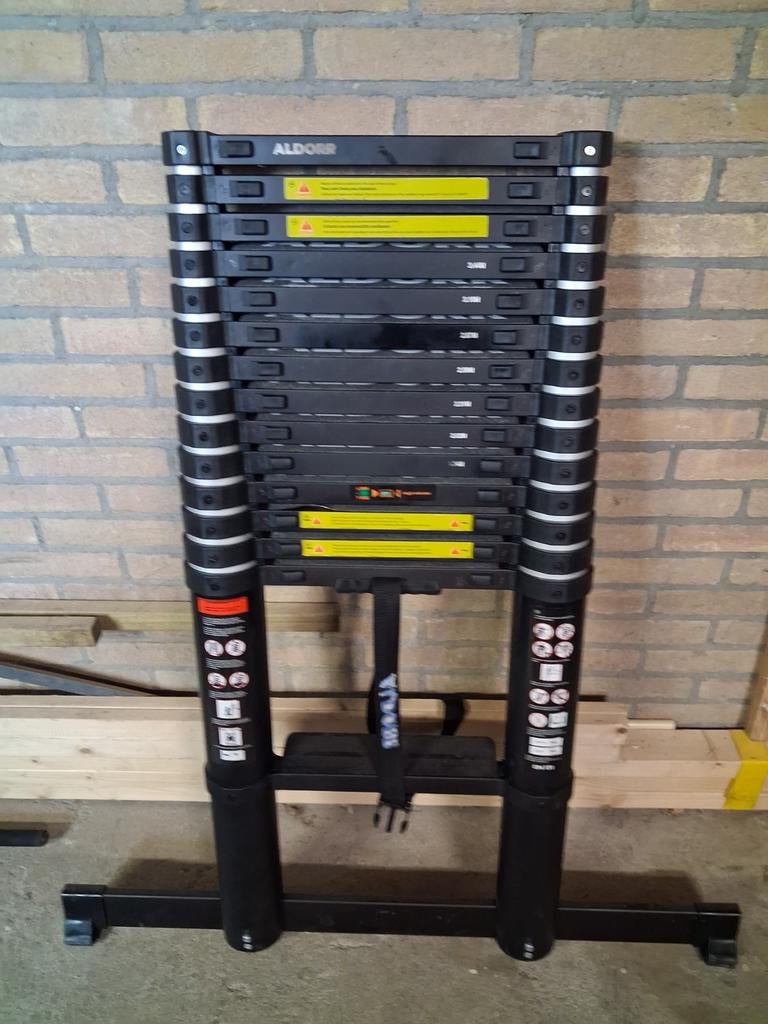Aldorr 4.40 telescoopladder, Ophalen, Nieuw, 2 tot 4 meter