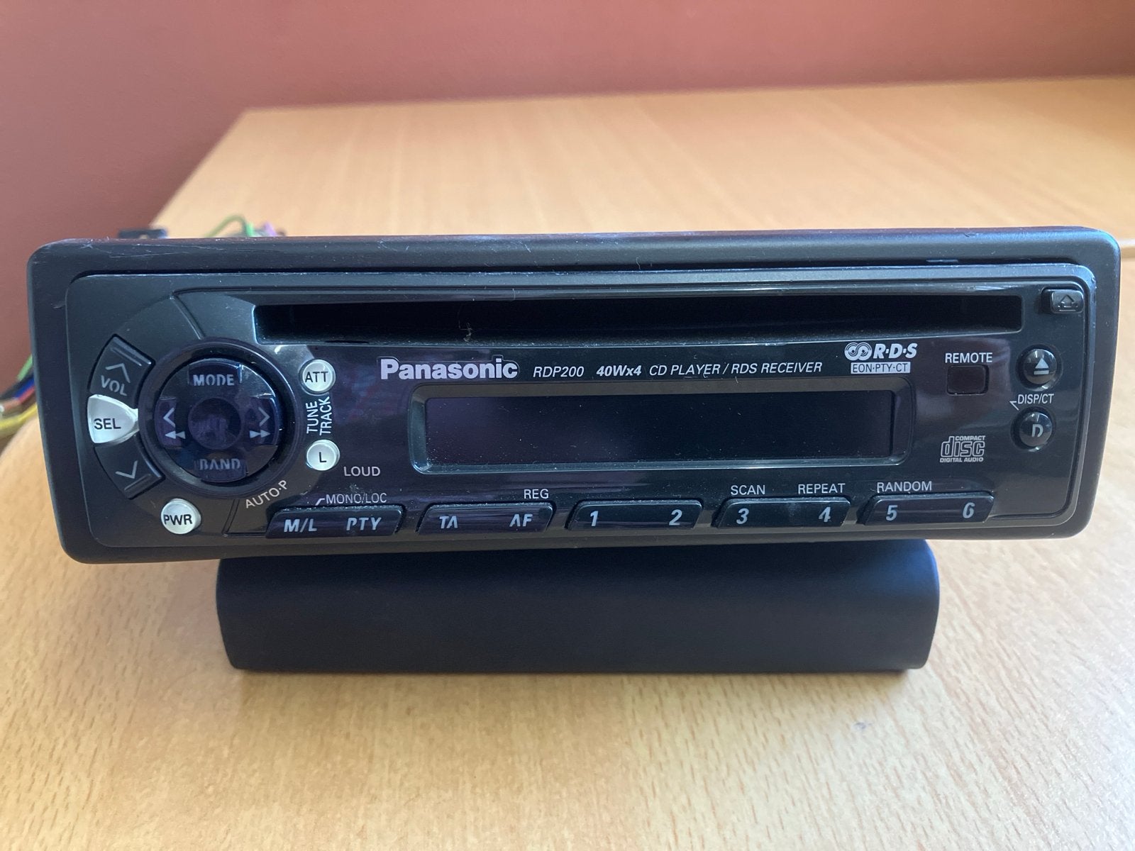 Panasonic CQ-RDP210LEN CD-speler/RDS-ontvanger, Auto diversen, Autoradio's, Ophalen of Verzenden, Gebruikt
