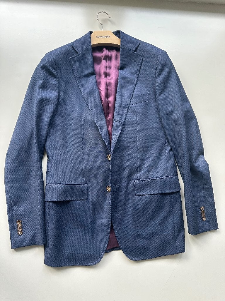 Suitsupply jasje maat 94 donkerblauw, Ophalen of Verzenden, Gedragen, Suitsupply, Maat 48/50 (M)