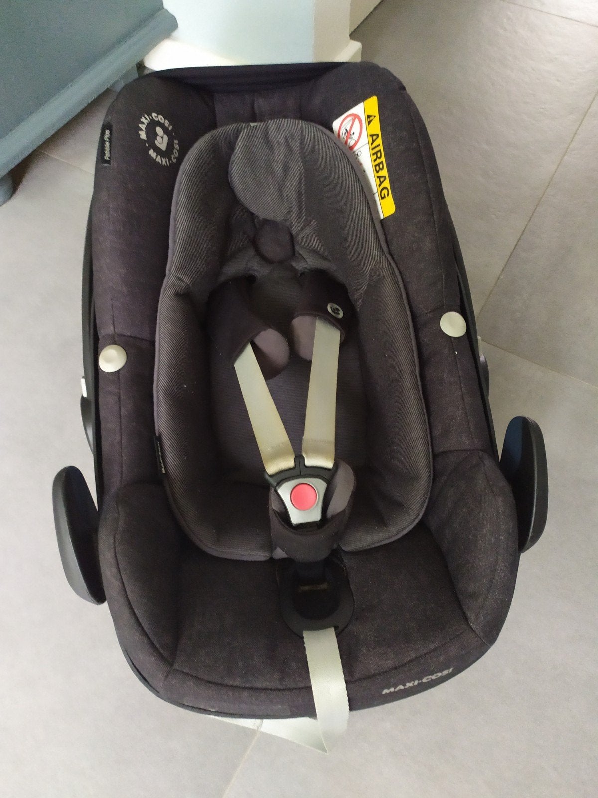Maxi cosi pebble plus incl 2way fix base isofix, Kinderen en Baby's, Autostoeltjes, Ophalen, Gebruikt, Slaapstand, Isofix