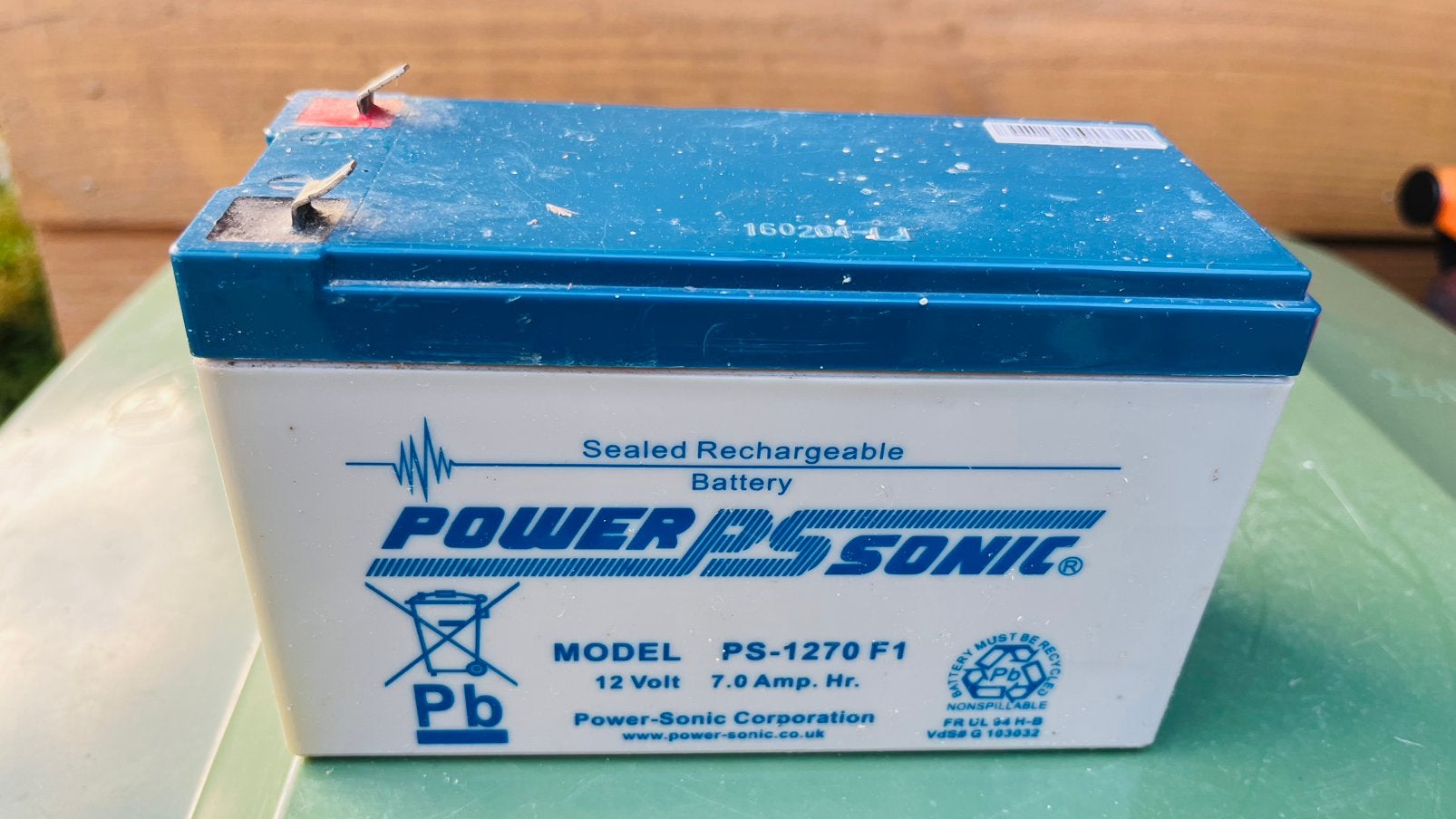 2x 12V 7Ah onderhoudsvrije accu (Yuasa + Power Sonic), Ophalen