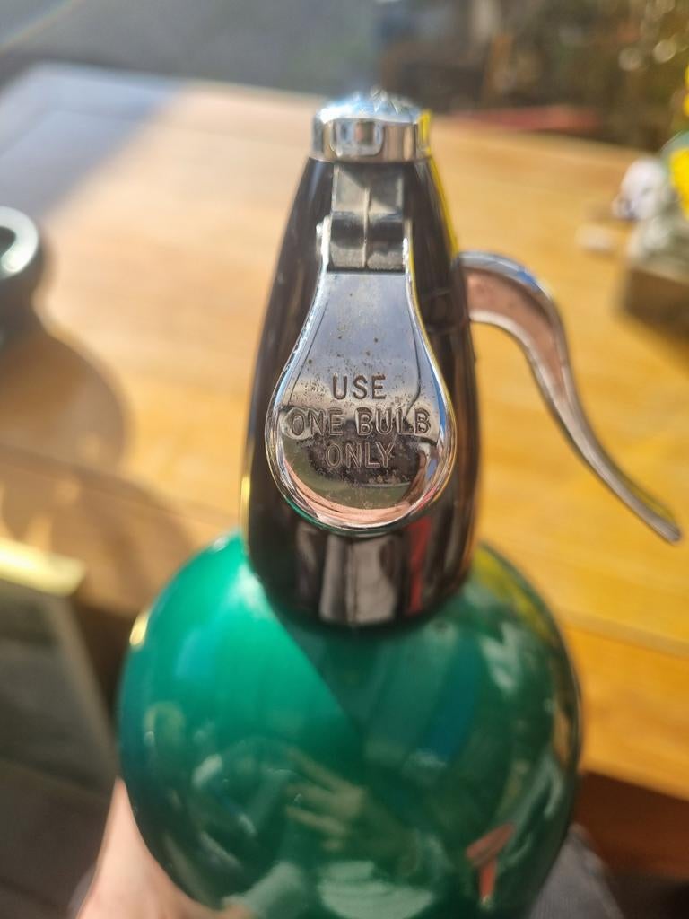 Vintage sparklets soda Sifon/seltzer bottle made in England, Ophalen of Verzenden