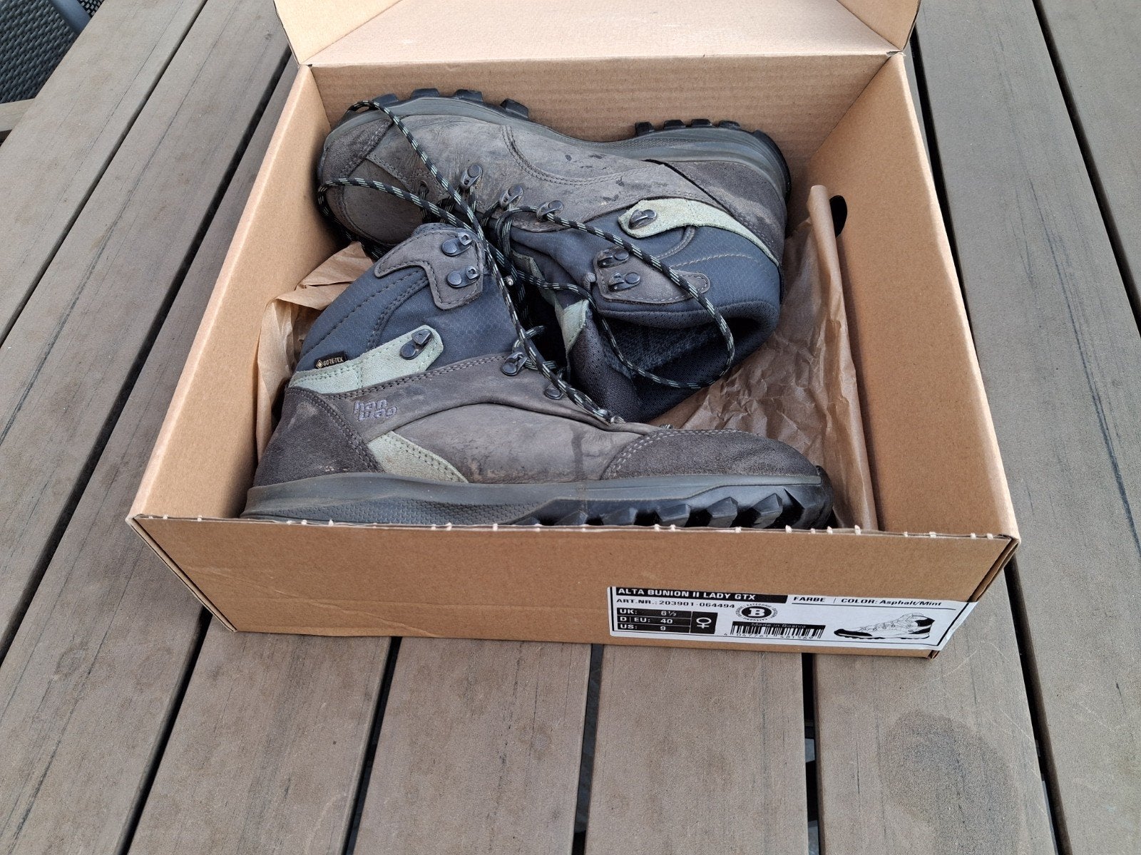 Hanwag alta bunion II lady GTX maat 40( beter voor maat 39), Ophalen, Zo goed als nieuw, Schoenen
