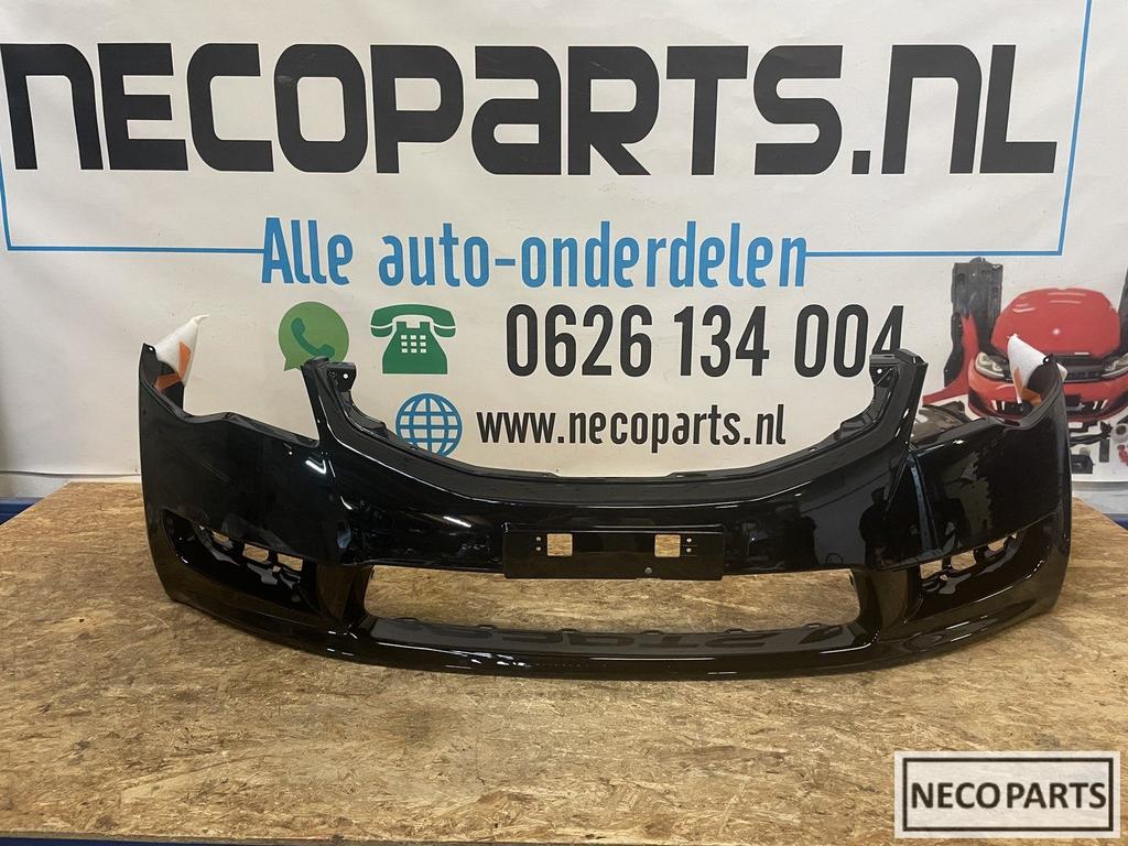 HONDA CIVIC BUMPER VOORBUMPER ORIGINEEL IN KLEUR ZWART, Ophalen of Verzenden, Gebruikt, Honda