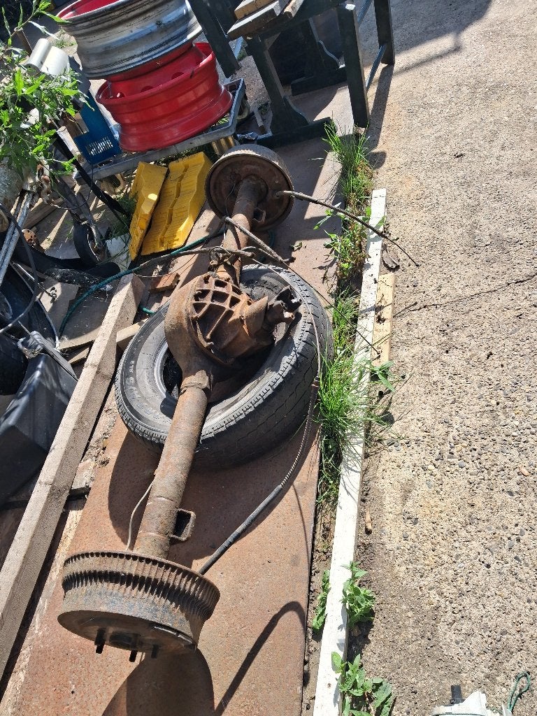 Gereserveerd.   Originele Ford 8 inch Achteras (1969) – 3., Auto-onderdelen, Remmen en Aandrijving, Ophalen, Gebruikt, Amerikaanse onderdelen