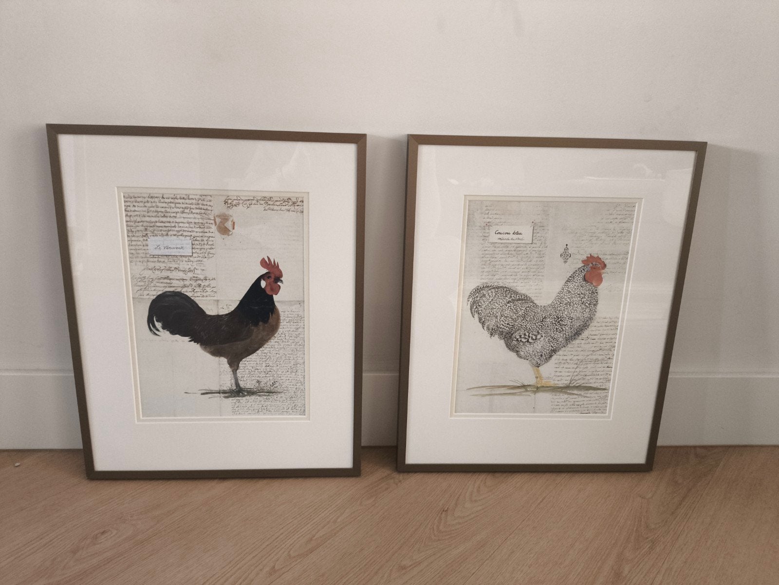 Isabelle de Borchgrave – 2 ingelijste werken Le Vorwerk & Co, Antiek en Kunst, Ophalen, Print, Metaal, Dieren