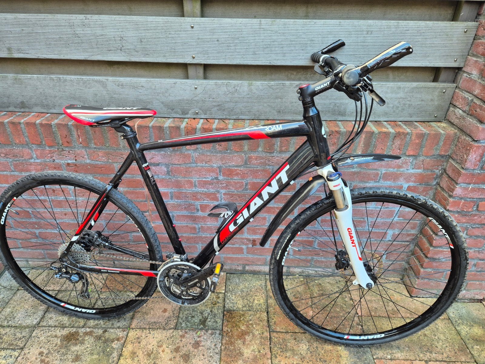 Giant X Roam fiets met 30 versnellingen - Framemaat 58 cm, Ophalen, 57 cm of meer, Fully, Giant