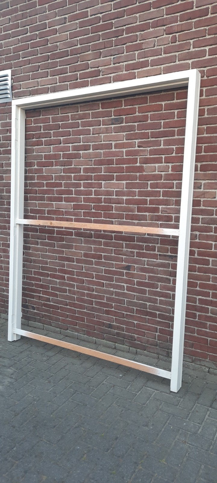 Nieuw hardhouten deurkozijn voor dubbele deuren 1700x2315 mm, Doe-het-zelf en Verbouw, Kozijnen en Schuifpuien, Ophalen, Deurkozijn