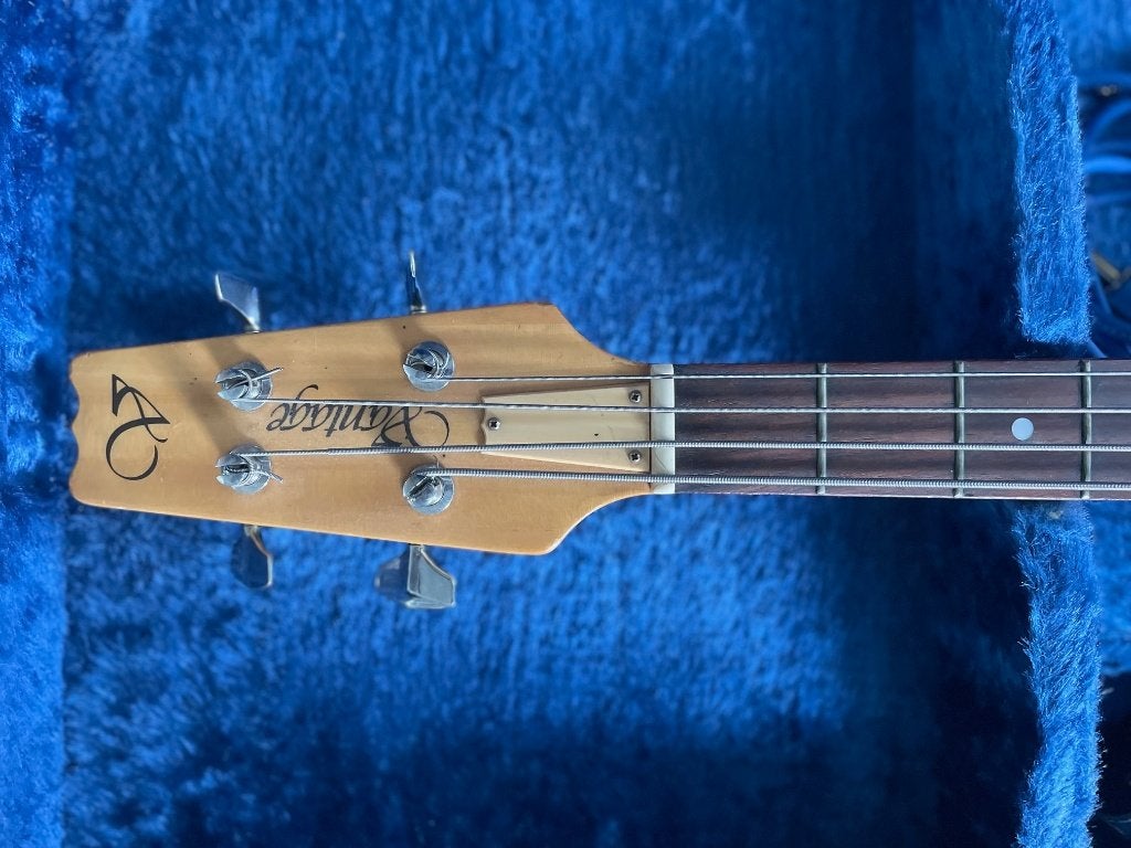 Vantage basgitaar VS-650B (Matsumoku 1980) met koffer, Muziek en Instrumenten, Ophalen, Gebruikt, Elektrisch