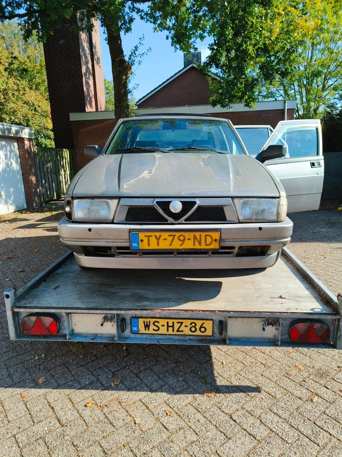 Opknapper! Alfa Romeo 75 2.0 Twin Spark 1989 Grijs, 1962 cc, Origineel Nederlands, Grijs, Particulier