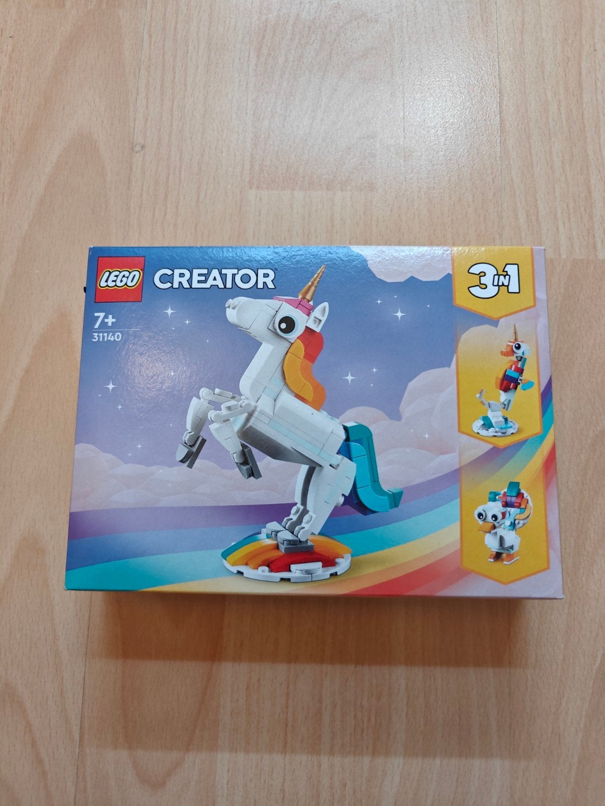 LEGO Creator 31140 Magisch Eenhoorn 3-in-1 set, Lego, Nieuw, Ophalen of Verzenden, Ongeopend/sealed