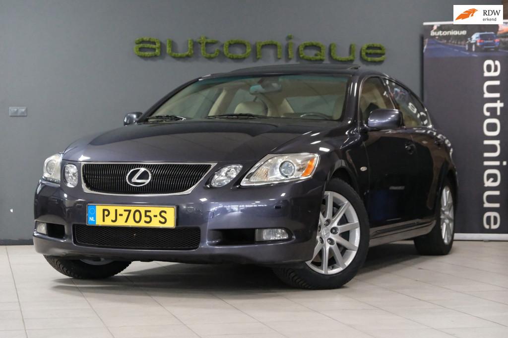 Lexus GS 300 Executive |"Slechts" 224dkm| Leder/Navi/Camera, Automaat, Gebruikt, Beige, 2000 kg