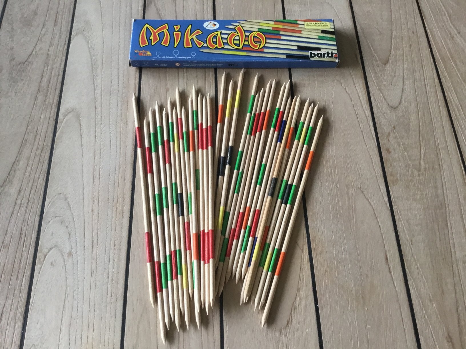 Mikado, gezelschapsspel met stokjes, als nieuw, Ophalen of Verzenden, Zo goed als nieuw