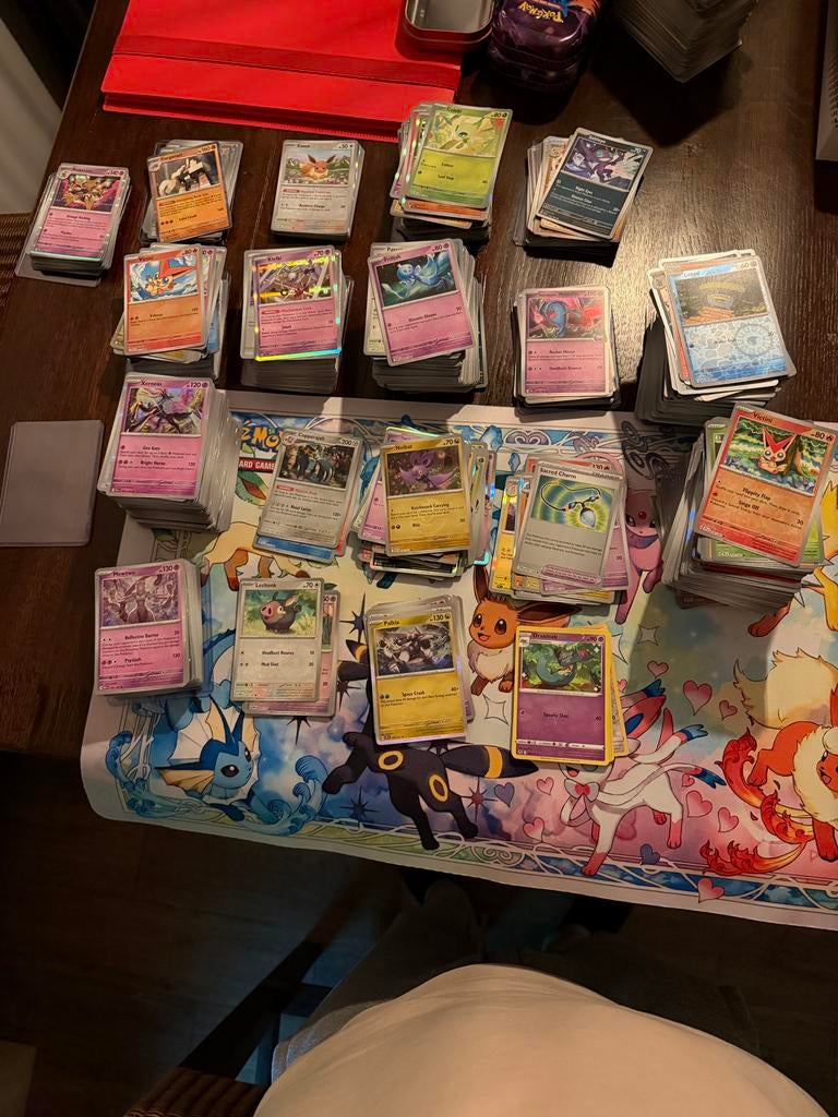 1500+ Holo & Reverse Holo Pokémon kaarten - Diverse sets, Ophalen, Gebruikt, Meerdere kaarten, Foil