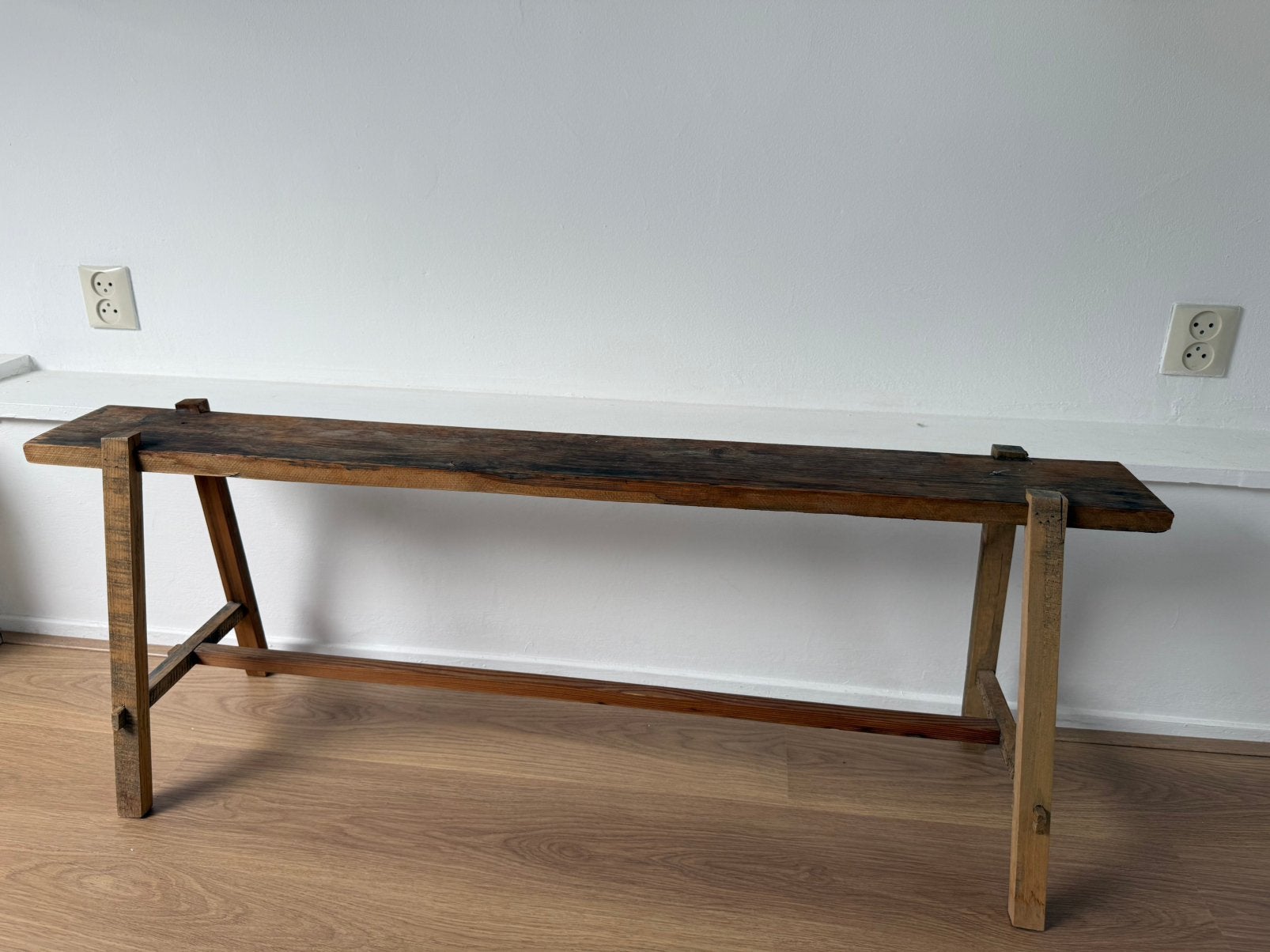 Houten bankje, Ophalen, Zo goed als nieuw, Hout