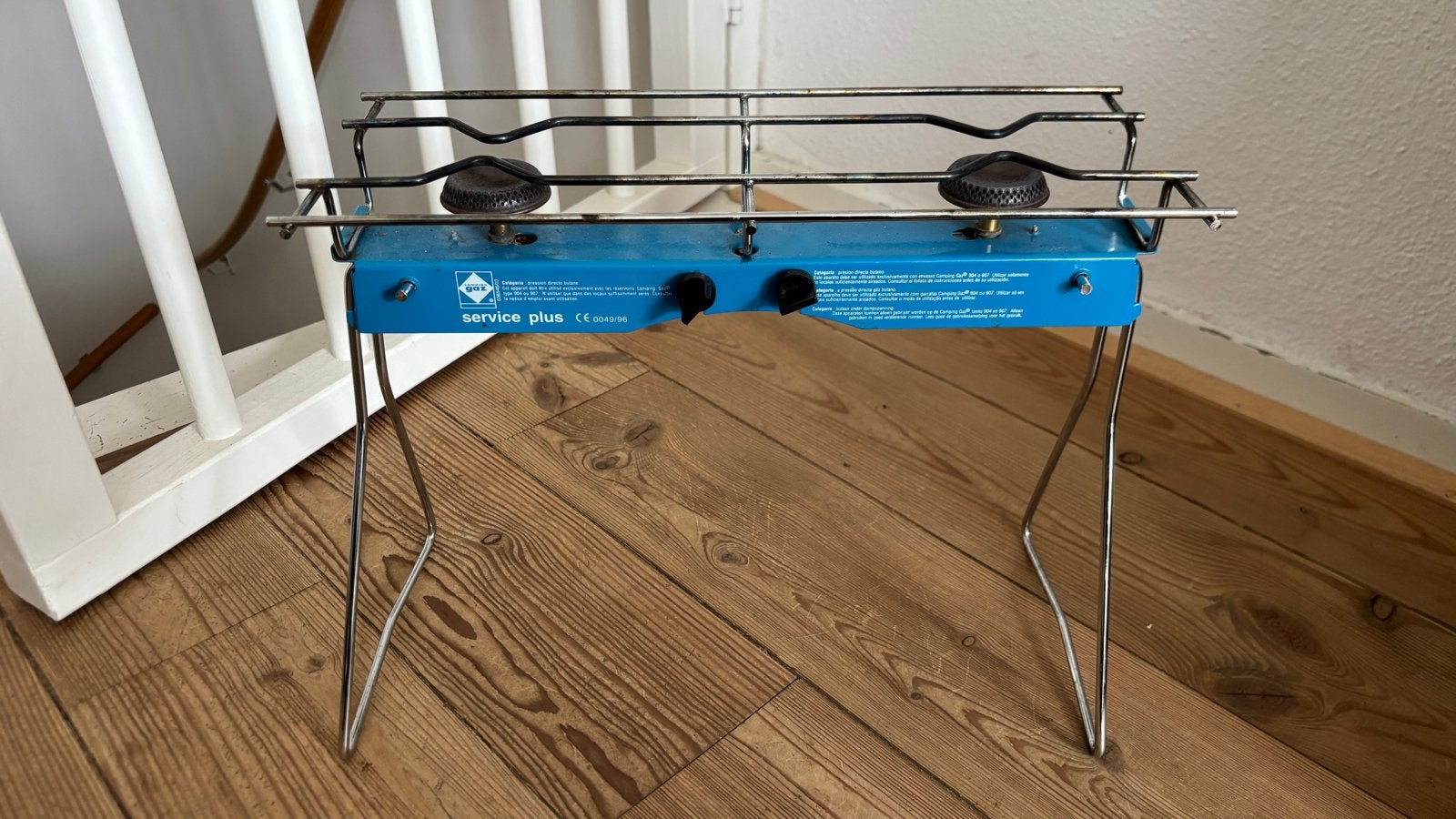 Vintage Campingaz Dubbel Kooktoestel, Ophalen, Gebruikt