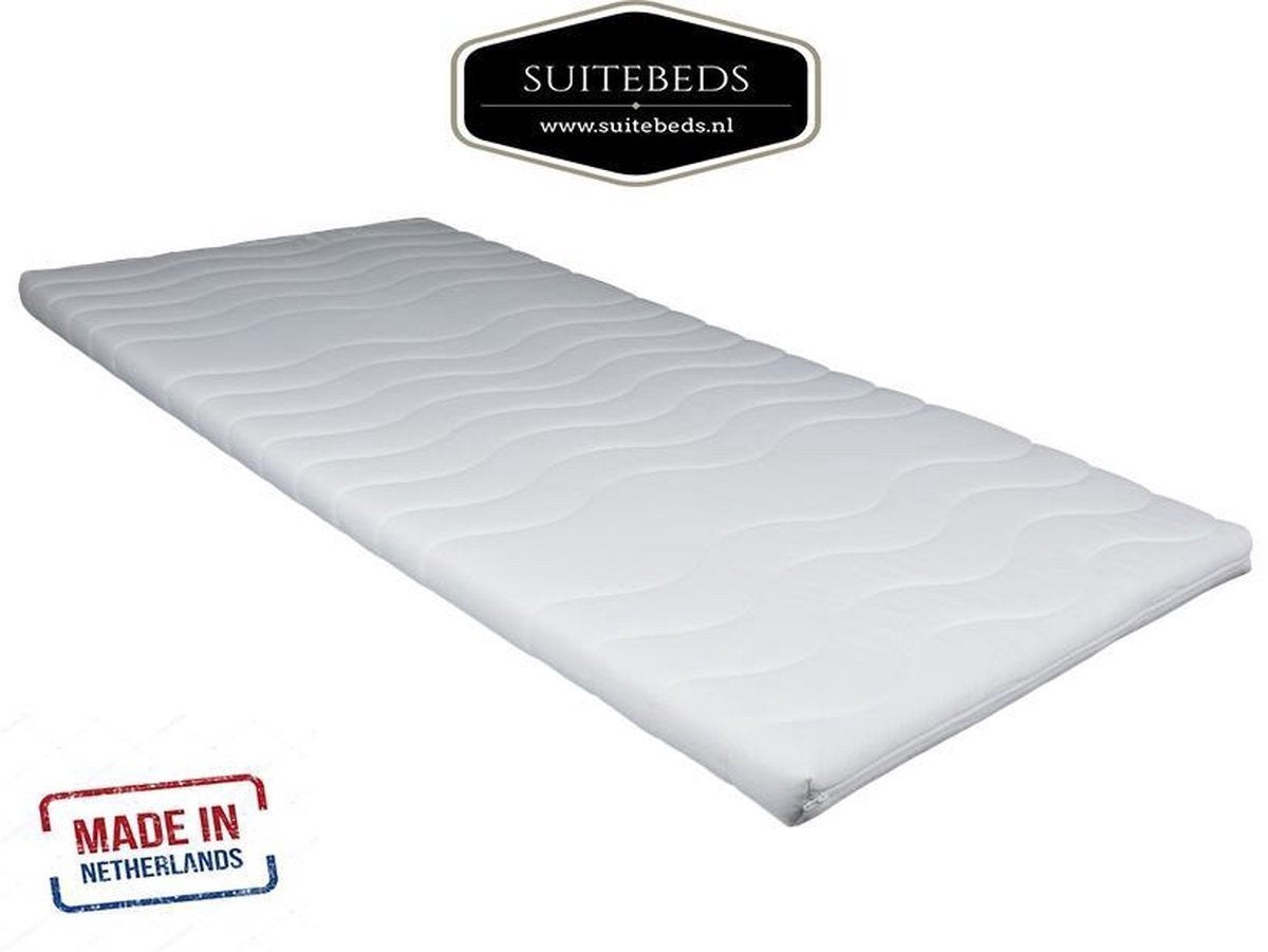 Topdekmatras Koudschuim HR 150x200x7cm - Zo goed als nieuw, Ophalen, Tweepersoons, Zo goed als nieuw, Overige maten