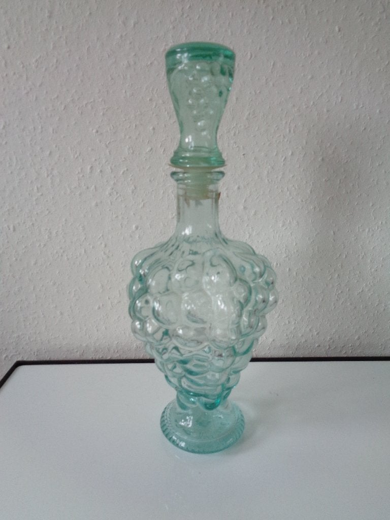 empoli druifen karaf groen, Antiek en Kunst, Antiek | Glas en Kristal, Ophalen of Verzenden