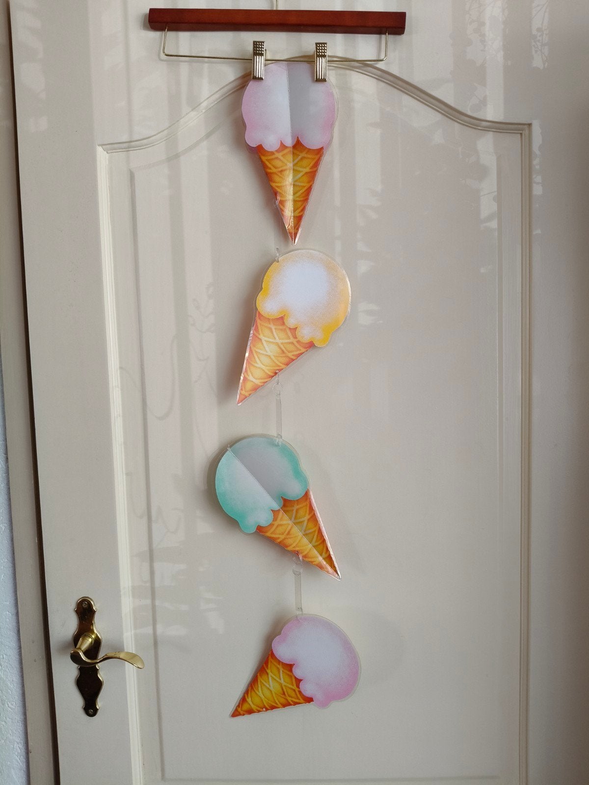 Nieuw! Leuke ongebruikte decoratie ijsjes slinger, Ophalen, Meerkleurig, Overige stijlen, Nieuw