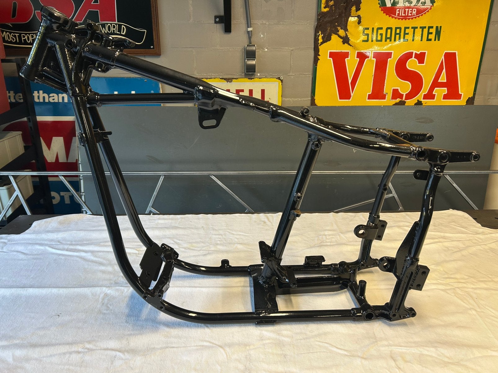 Shovelhead frame, Motoren, Ophalen