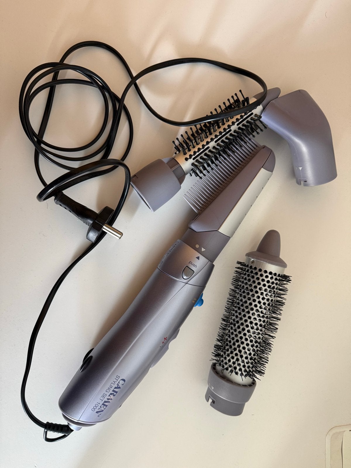Caraen Styling Set 1000 - Föhnborstel en Krulborstel, Ophalen, Zo goed als nieuw, Haarverzorging