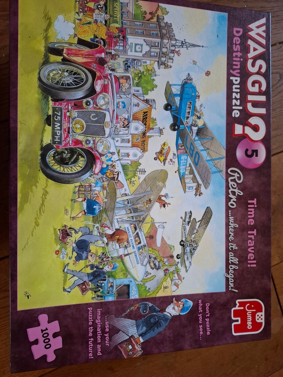 WASGIJ? Puzzels: Retro Time Travel & The Big Weigh In, Ophalen, 500 t/m 1500 stukjes, Gebruikt, Legpuzzel