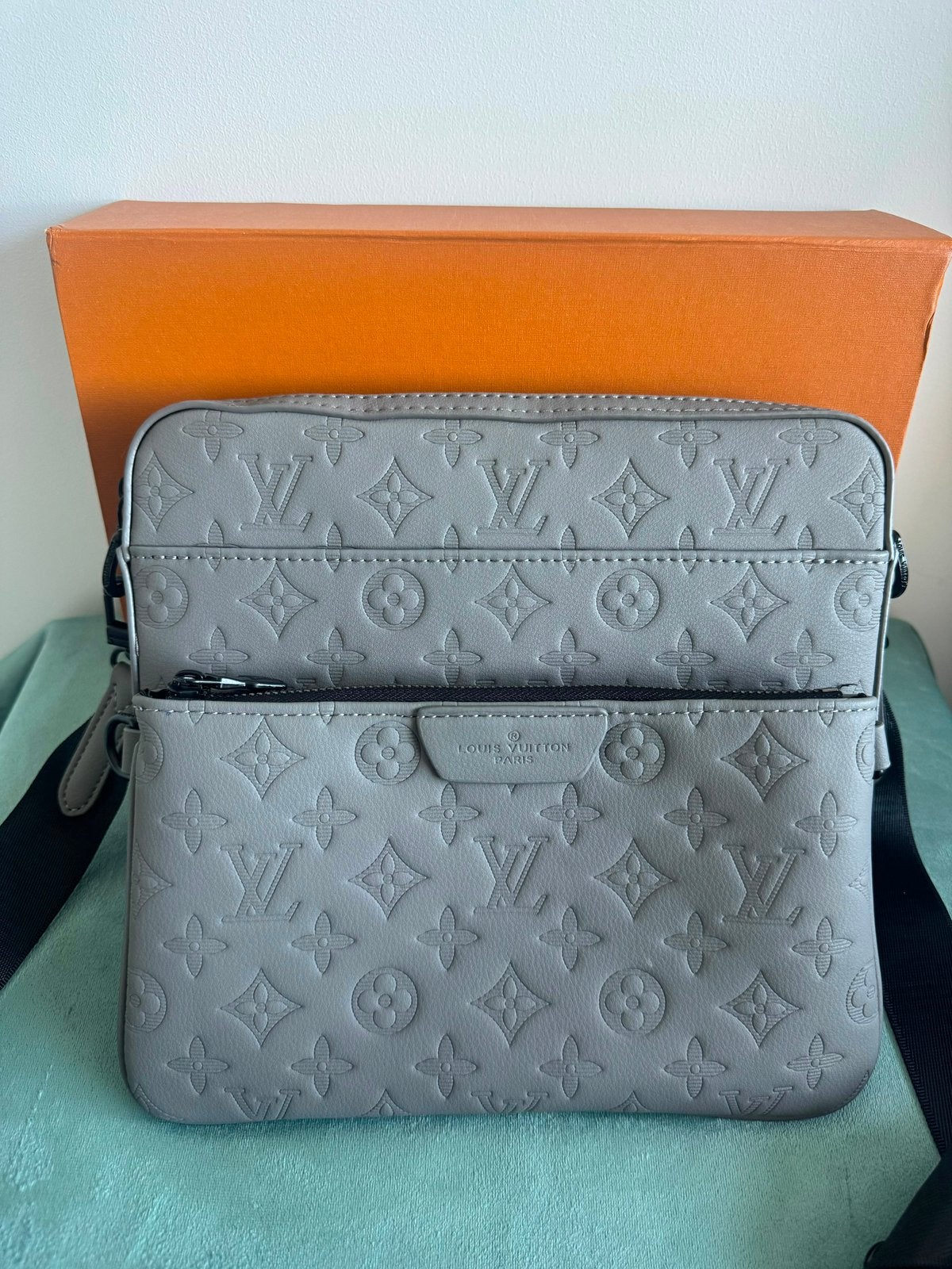 Luxe schoudertas heren, Ophalen of Verzenden, Nieuw, Zwart