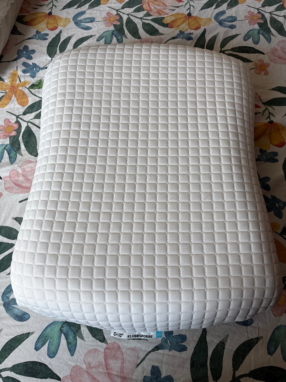 Ikea Klubbsporre hoofdkussen 53x65cm zij- en rugslaper, Ophalen, Eenpersoons, Wit, Zo goed als nieuw