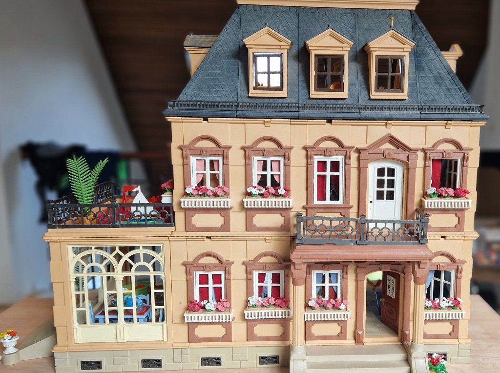Playmobil Victoriaans Herenhuis 5300/5301 met uitbouw, Gebouw, Complete set, Ophalen of Verzenden, Zo goed als nieuw
