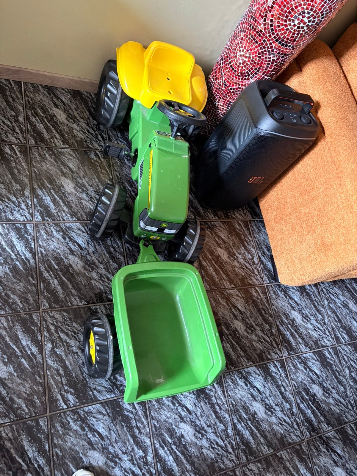 John Deere kinder tractor zgan, Ophalen, Zo goed als nieuw