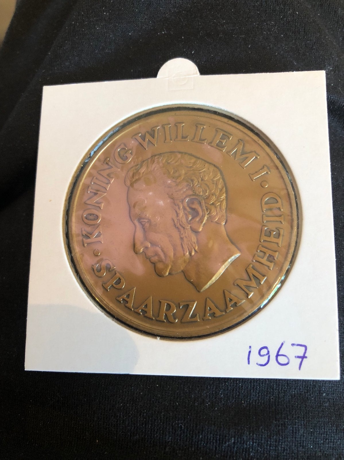 Penning brons Bondspaarbanken 1817-1967, Postzegels en Munten, Penningen en Medailles, Ophalen of Verzenden, Brons