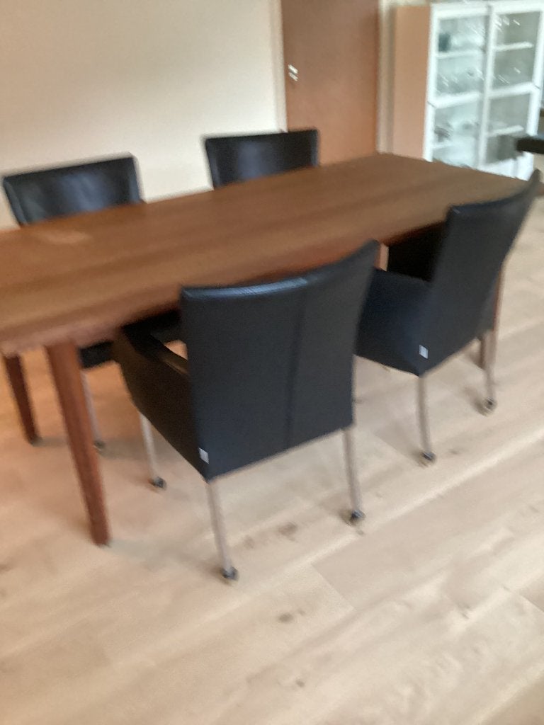 Eettafel kersenhout, Huis en Inrichting, Ophalen, Gebruikt, 50 tot 100 cm, Vijf personen of meer