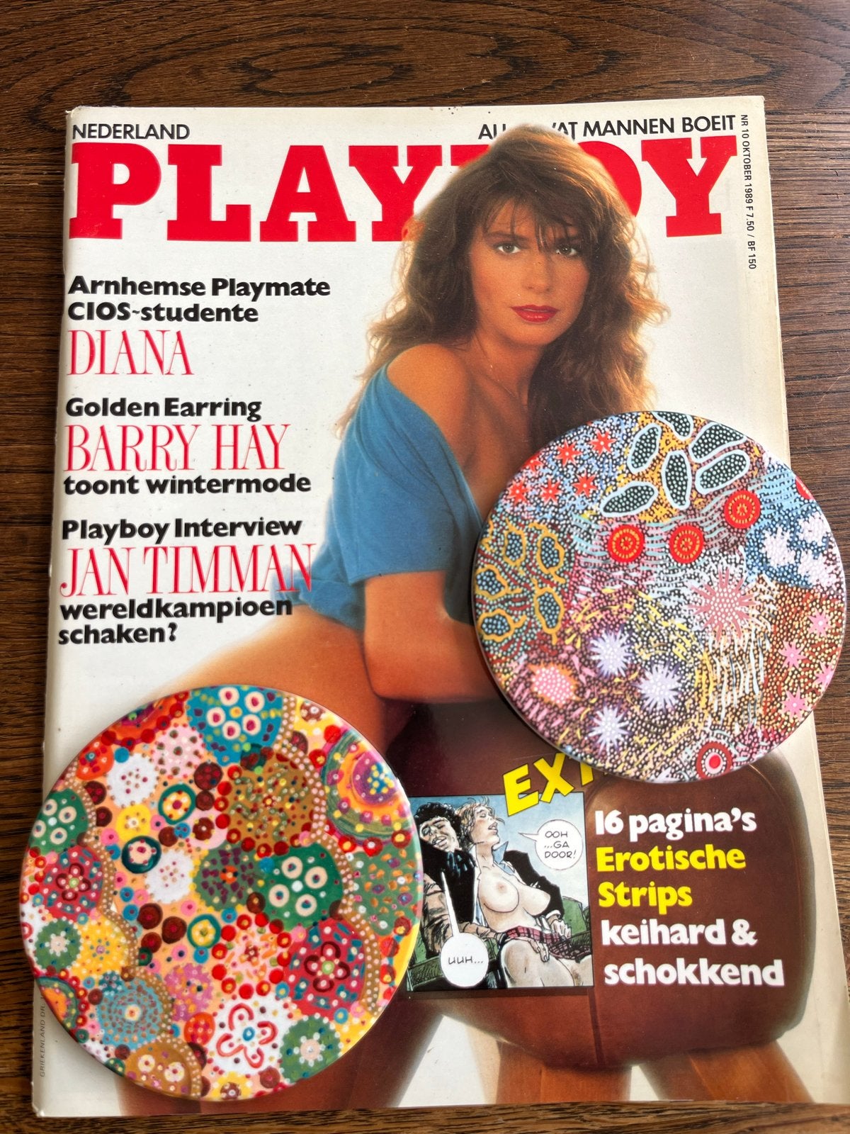 Playboy Nederland - Oktober 1988 - Barry Hay, Jan Timman, Ophalen of Verzenden, Gelezen, Overige typen