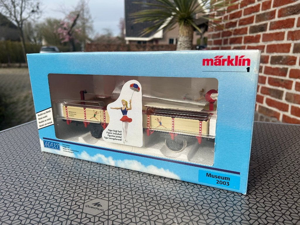 Marklin Spoor 1 54809 Museumwagen 2003 Circus Maxi Koorddns, Wisselstroom, Ophalen of Verzenden, Märklin, Nieuw
