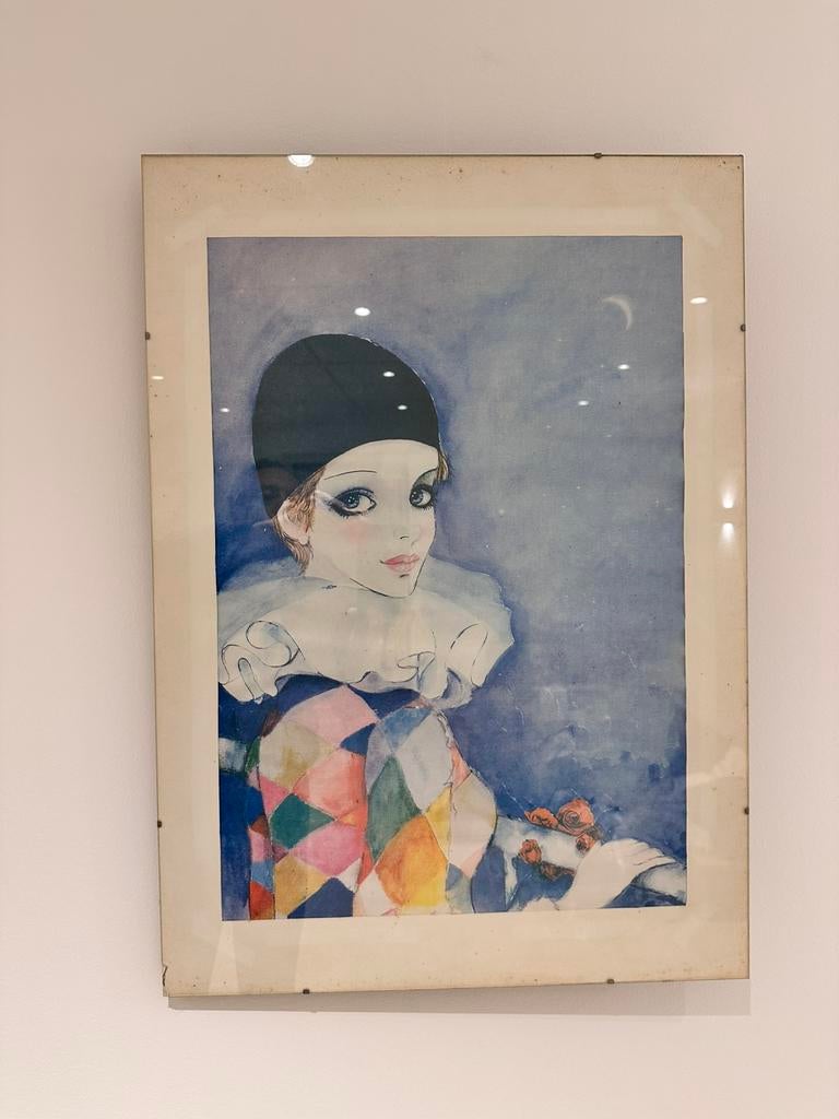 Schilderij met vrouw, Antiek en Kunst, Kunst | Schilderijen | Modern, Ophalen of Verzenden