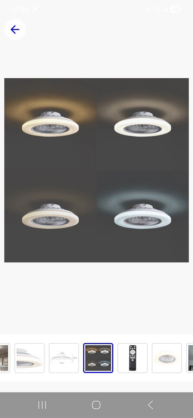 QAZQA Clemo Stille LED Plafondventilator met Verlichting, Huis en Inrichting, Ophalen, Qazqa, Modern, Nieuw