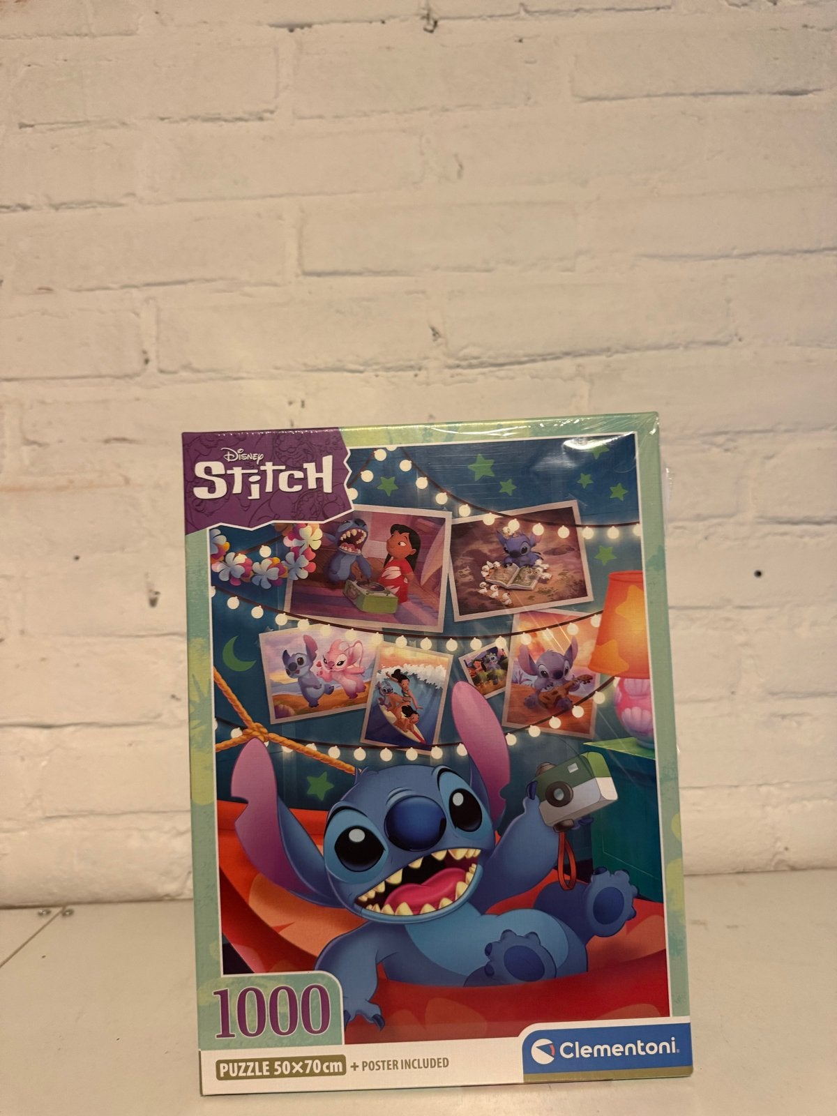 Disney Stitch Legpuzzel 1000 stukjes Clementoni, Ophalen of Verzenden, 500 t/m 1500 stukjes, Nieuw, Legpuzzel